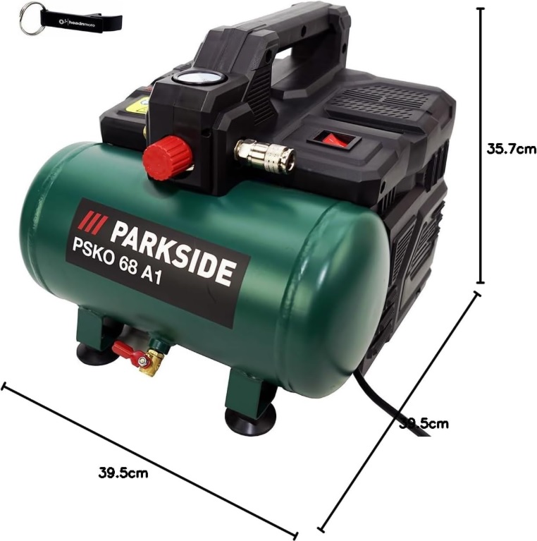 Parkside Tichý kompresor PSKO 68 A1 2